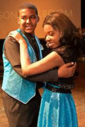 Ballroom Basix™ students Eric Gadson and Jasmine Yarborough performing at last spring's fundraising gala